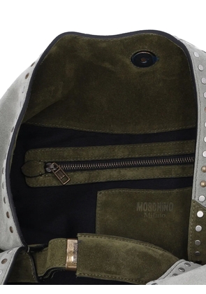 Moschino stud-embellishment tote bag - Green