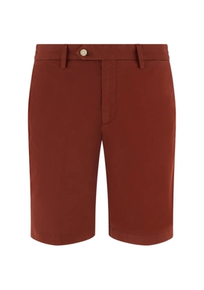 Boggi Milano stretch-cotton chino shorts - Brown