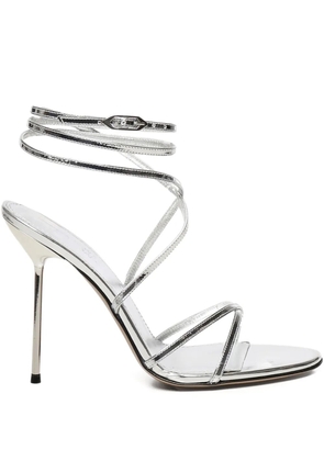 Paris Texas 105mm Liz sandals - Silver