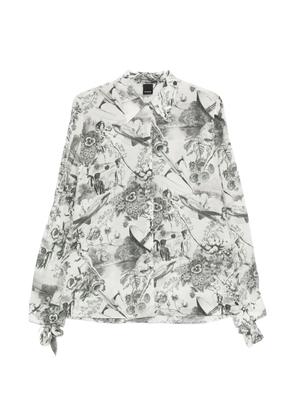 PINKO Anything print shirt - White