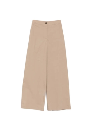Emporio Armani button-fastening palazzo pants - Neutrals
