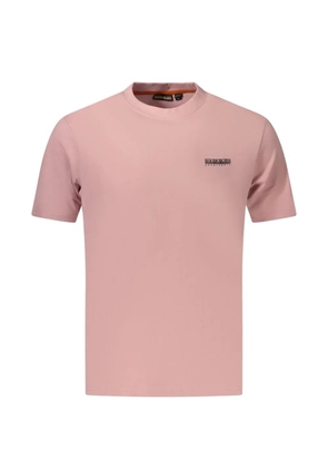 Napapijri logo-patch T-shirt - Pink