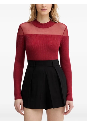 GUESS USA embellished T-shirt - Red