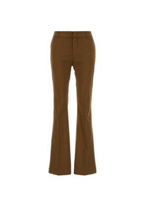 PT Torino Elsa flared trousers - Brown