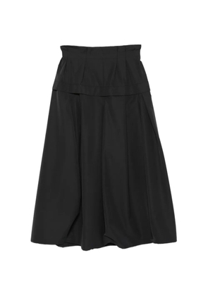LITKOVSKA pleated panelled skirt - Black