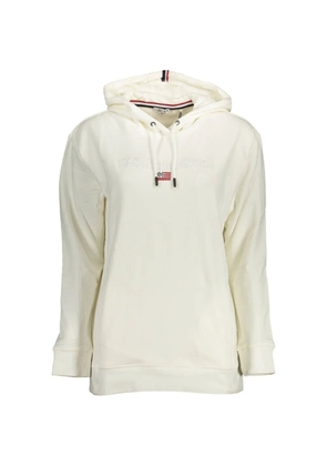 U.S. POLO ASSN. logo-embroidered hoodie - White