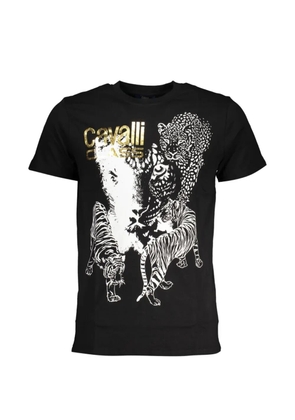 Cavalli Class animal-print T-shirt - Black