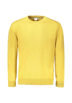 Pepe Jeans crewneck cotton sweater - Yellow