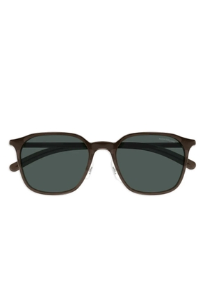 MONT BLANC EYEWEAR square-frame sunglasses - Brown