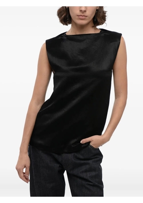 Jil Sander crew-neck sleeveless top - Black