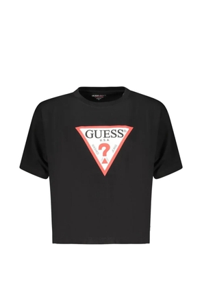 GUESS USA logo-print T-shirt - Black
