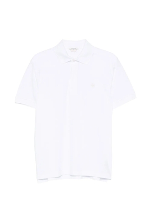 Jacob Cohën embroidered-logo piqué polo shirt - White