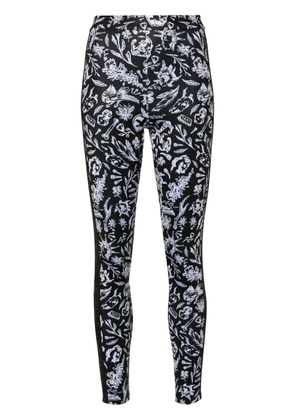 Off-White tattoo-print performance leggings - Black