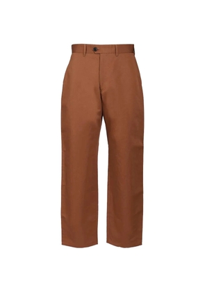 Paul Smith slub-texture trousers - Brown
