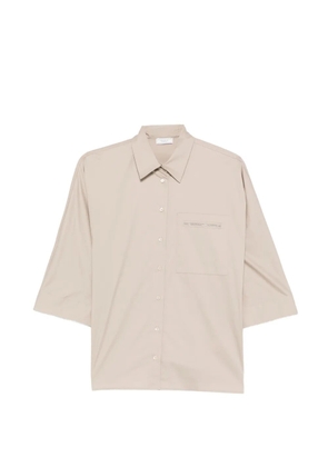 Peserico bead-embellished shirt - Brown