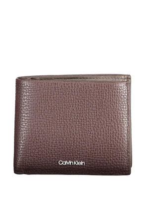 Calvin Klein leather bifold wallet - Brown