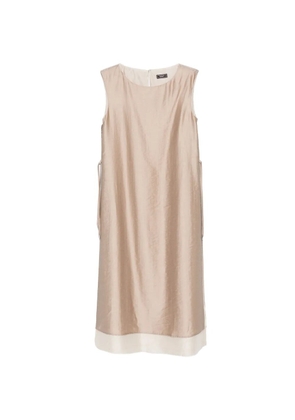 Peserico sleeveless midi dress - Neutrals
