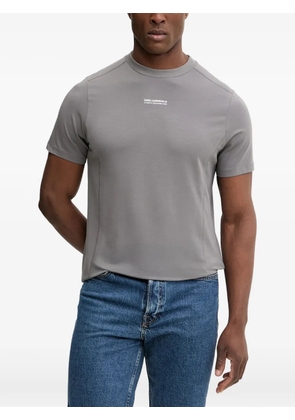 Karl Lagerfeld logo-print T-shirt - Grey