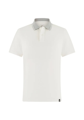 Boggi Milano S-Cafè piqué polo shirt - White