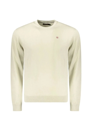Napapijri logo-detail crew-neck sweater - Neutrals