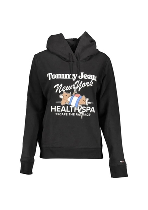 Tommy Jeans graphic-print hoodie - Black