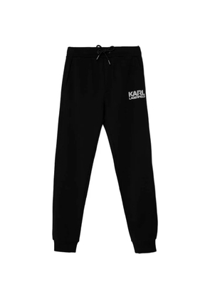 Karl Lagerfeld logo-detail track pants - Black