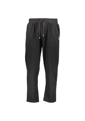 Gian Marco Venturi Vintage drawstring relaxed-fit cotton track pants - Black