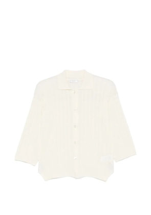 Peserico ribbed-knit cardigan - Neutrals