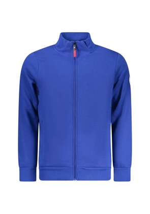 NORWAY 1963 logo-patch zip-up sweater - Blue