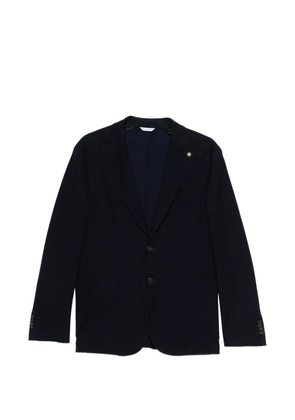 Manuel Ritz star-pin two-button blazer - Blue