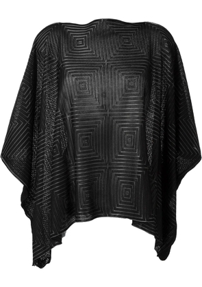 Junya Watanabe oversized knitted top - Black