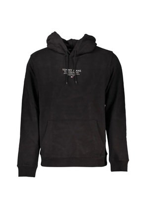 Tommy Hilfiger logo-lettering hoodie - Black