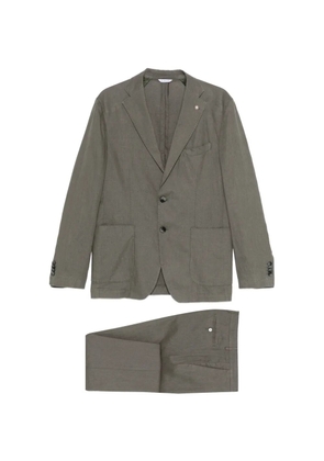 Manuel Ritz patch-pocket single-breasted suit - Green