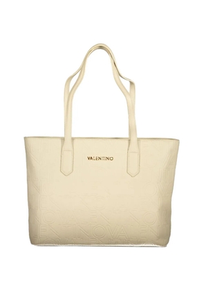 MARIO VALENTINO embossed-logo tote bag - Neutrals