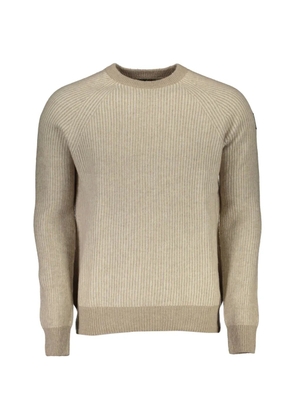 North Sails ribbed-knit merino wool sweater - Neutrals