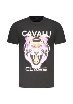 Cavalli Class tiger-print T-shirt - Black