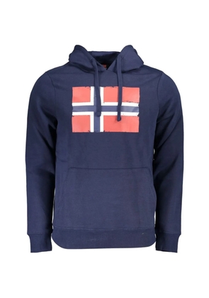NORWAY 1963 logo-print hoodie - Blue