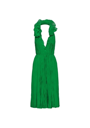 Polo Ralph Lauren ruffled pleated dress - Green