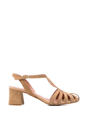 MAISON 21 cage-detail T-bar sandals - Neutrals