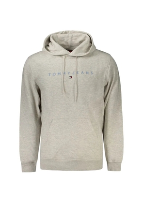 Tommy Hilfiger logo-print drawstring hoodie - Neutrals