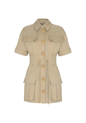 Balmain four pocket button dress - Neutrals
