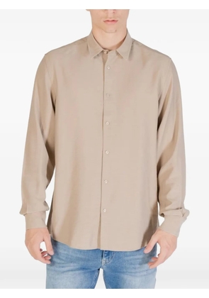 Antony Morato long-sleeve button-down shirt - Neutrals