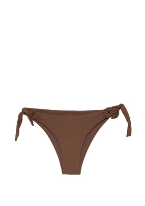 Fisico knot-detail bikini bottoms - Brown