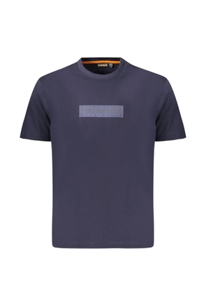 Napapijri logo-patch T-shirt - Blue