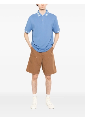 SPORT b. by agnès b. logo-badge polo shirt - Blue