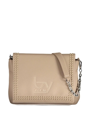 byblos embellished logo-detail shoulder bag - Neutrals