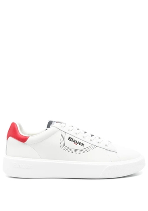 Blauer leather sneakers - White