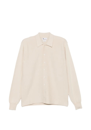 Doppiaa long-sleeve polo shirt - Neutrals