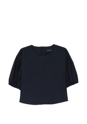 Emporio Armani puff-sleeve blouse - Blue
