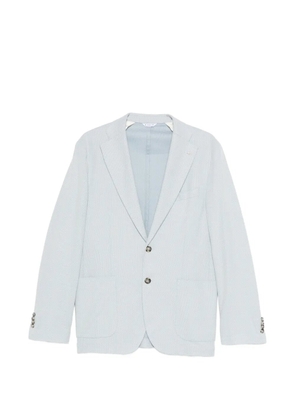Manuel Ritz button patterned blazer - Blue